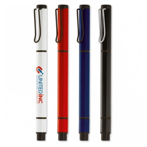 Balpen met textmarker 2-in-1