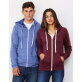 Unisex Triblend Full Zip Hoodie