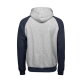 Two-Tone Hooded Sweatshirt