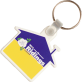 Kunststof sleutelhanger Huis