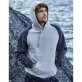 Two-Tone Hooded Sweatshirt