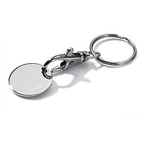 Sleutelhanger Winkelwagenmuntje bedrukken
