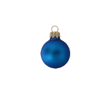 Kerstbal XL 100 mm blauw