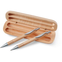DEMOIN Luxe houten schrijfset hout bedrukken
