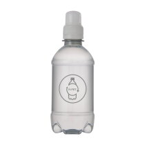 Bronwater 330 ml met sportdop transparant bedrukken