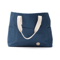VINGA RPET Sortino strandtas blauw