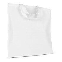 Schoudertas OEKO-TEX&reg; gekleurd kort 140g/m&sup2; 38x42 cm