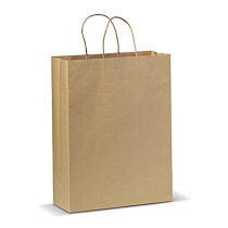 Papieren tas groot Eco look