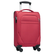 VIAXAR 600D RPET Zachte trolley rood