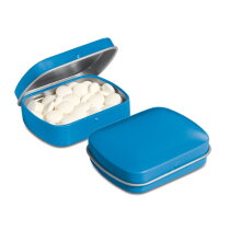 Mini scharnierblikje vorm mints kobalt