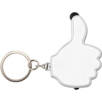 ABS 2-in-1 sleutelhanger Melvin wit