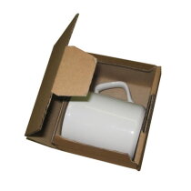 Stuksdoosje mok bruin verpakt