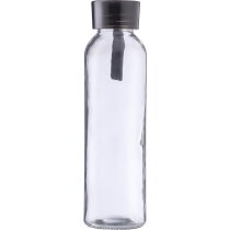 Glazen drinkfles (500 ml) Anouk zwart