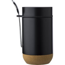 Dubbelwandige lunchpot Nash zwart