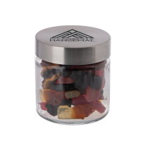 Glazen pot met RVS deksel 0,35 liter