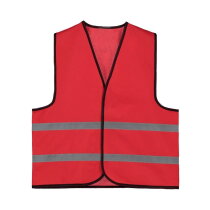 Kids Promo Vest polyester Rood relatiegeschenken