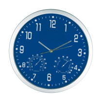 Wandklok met weermeter