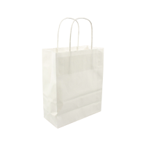 Full Color Papieren tas A5 Budget Wit