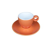 Bola Espresso oranje-roomwit 8 cl. Set