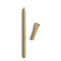 ARTEL Balpen van gerecycled karton beige relatiegeschenken