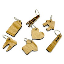 houten sleutelhangers