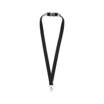 Aru tweekleurige lanyard met klittebandsluiting