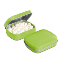 Mini scharnierblikje vorm mints lime