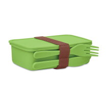 Lunchbox incl. bestek limoen