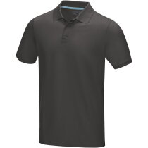 Graphite heren polo met korte mouwen GOTS biologisch textiel