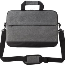 Polyester (600D) laptophoes Seraphina grijs