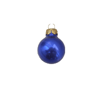 kerstbal 60 mm metallic blauw