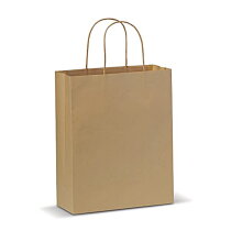 Papieren tas middel Eco look