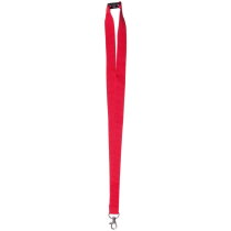 Neklint 2 cm met veiligheidssluiting Rood
