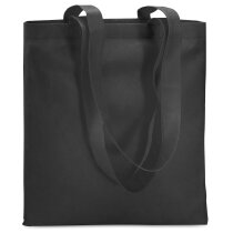 TOTECOLOR Non-woven boodschappentas zwart bedrukken