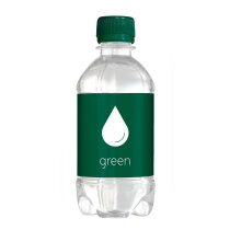 Bronwater 330 ml Visitekaartje met pepermunt groen