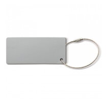 Alu bagagelabel rechthoek bedrukken bedrukken