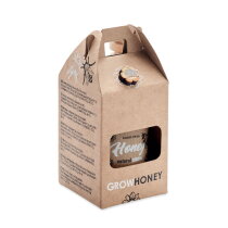 VANESSA Wilde bloemenhoning pot set hout