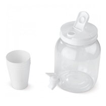 Drankdispenser (2,5L) met 4 bekers