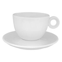 Omega Cappuccino 20 cl. Set roomwit bedrukken