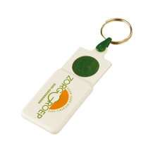Winkelwagenmunt sleutelhanger