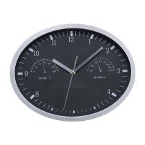 Wandklok met weermeters