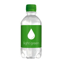 Bronwater 330 ml Visitekaartje met pepermunt lichtgroen