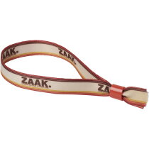 Polsbandje met 2 zijden sublimatie voorzien van kunststof sluiting