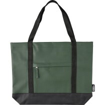 rPET polyester (600D) draagtas Lumi groen