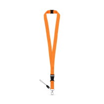 Lanyard 2cm SafetyLock Oranje