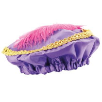 Zwarte Pietenmuts Paars acc. Paars