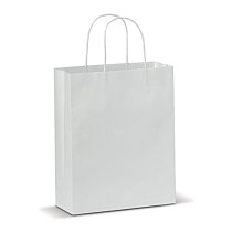 Papieren tas middel Eco look bedrukken