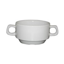 Soepkop 2 oren  wit  30 cl.