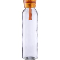 Glazen drinkfles (500 ml) Anouk oranje