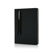 Deluxe A5 notitieboek met stylus pen bedrukken
